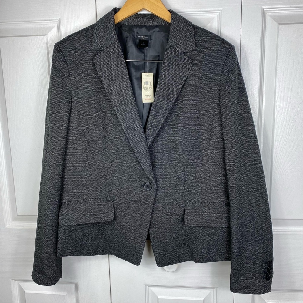 Ann Taylor Gray Blazer